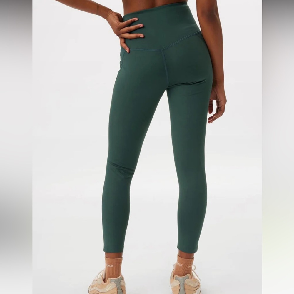Moss Compressive High-Rise Legging - Green 24 inseam